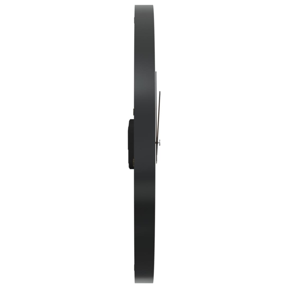 Reloj de pared hierro y madera de olivo marrón Ø35