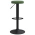 Taburetes de cocina 2 unidades terciopelo verde