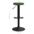 Taburetes de cocina 2 unidades terciopelo verde