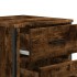 Mesita de noche madera de ingeniería roble ahumado 40x41x60