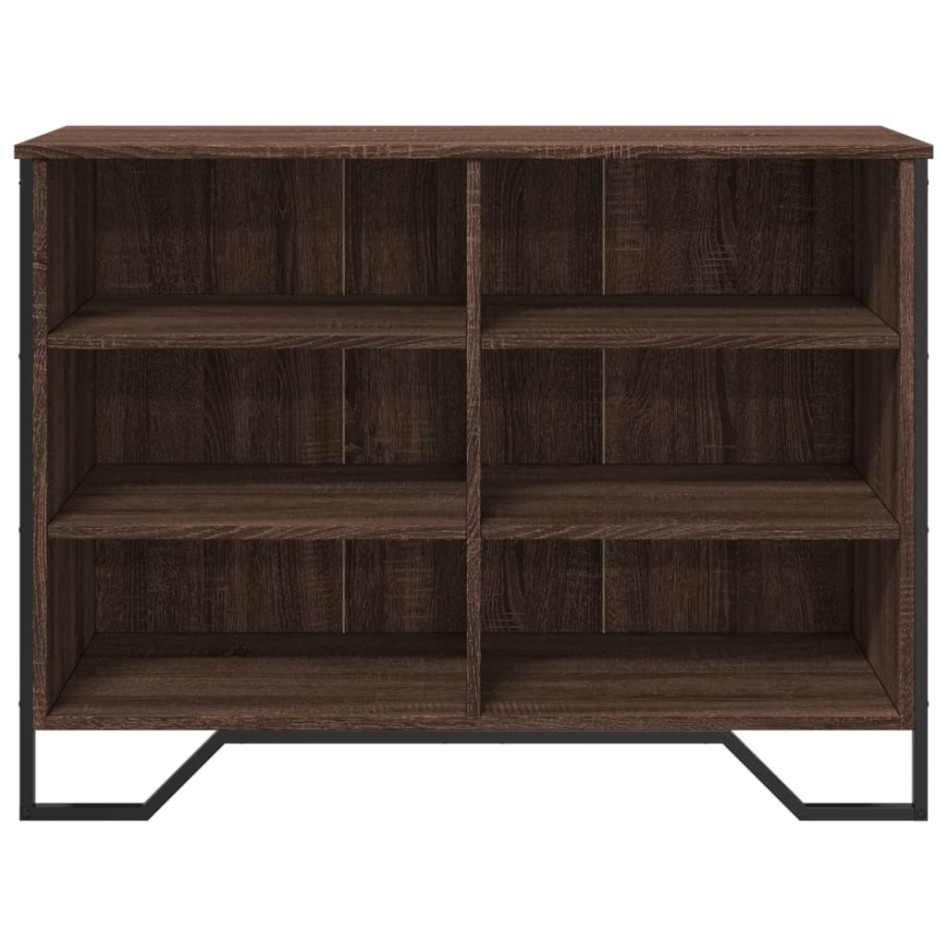 Aparador madera de ingeniería roble marrón 101x35,5x74,5