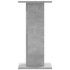 Soportes de plantas 2 uds madera gris hormigón 30x30x60