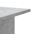Soportes de plantas 2 uds madera gris hormigón 30x30x60