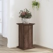 Soportes de plantas madera ingeniería marrón roble 33x33x60 cm