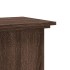 Soportes de plantas madera ingeniería marrón roble 33x33x60