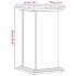 Soportes de plantas madera ingeniería marrón roble 33x33x60