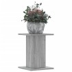 Soportes para plantas 2 uds madera gris Sonoma 30x30x40 cm