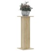 Soportes para plantas 2 uds madera roble Sonoma 30x30x80 cm