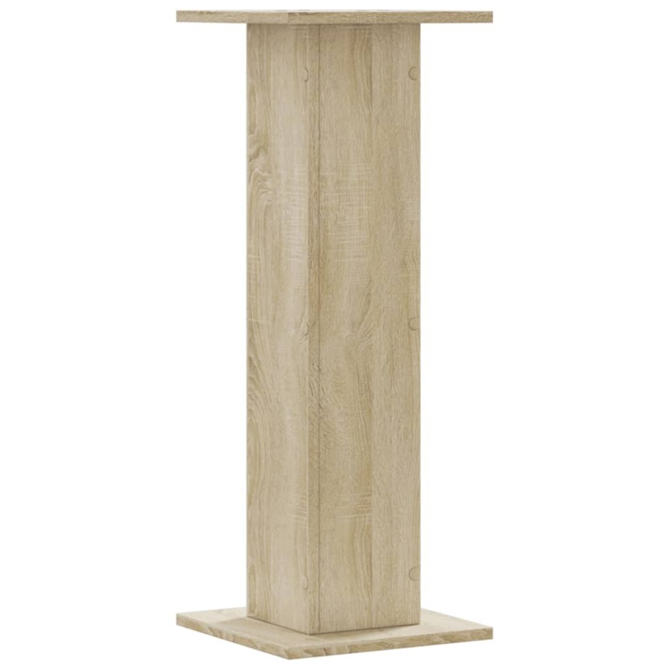 Soportes para plantas 2 uds madera roble Sonoma 30x30x80