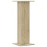 Soportes para plantas 2 uds madera roble Sonoma 30x30x80