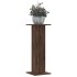 Soportes para plantas 2 uds madera marrón roble 30x30x80