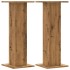 Soportes para plantas 2 uds madera roble artisian 30x30x80