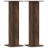 Soportes para plantas 2 uds madera marrón roble 30x30x95