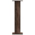 Soportes para plantas 2 uds madera marrón roble 30x30x95