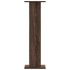 Soportes para plantas 2 uds madera marrón roble 30x30x95