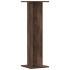Soportes para plantas 2 uds madera marrón roble 30x30x95