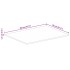 Tablero de mesa rectangular madera maciza mango 80x70x1,5
