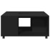 Mesa de centro madera de ingeniería negro 80x80x40