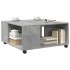 Mesa de centro madera de ingeniería gris hormigón 80x80x40