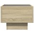 Mesita de noche con Infinity LED roble Sonoma 40x40x30