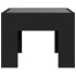 Mesita de noche con Infinity LED negro 40x40x30