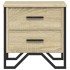Mesitas noche 2 uds madera ingeniería roble Sonoma 40x41x40