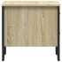 Mesitas noche 2 uds madera ingeniería roble Sonoma 40x41x40