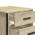 Mesitas noche 2 uds madera ingeniería roble Sonoma 40x41x40