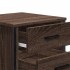 Mesitas noche 2 uds madera ingeniería marrón roble 40x41x40