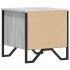 Mesita de noche 2 uds madera ingeniería gris Sonoma 40x41x40