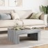 Mesa de centro con Infinity LED gris Sonoma 70x50x30