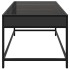 Mesa de centro con Infinity LED negro 70x50x41