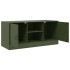 Mueble de TV de acero verde oliva 99x39x44