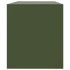 Mueble de TV de acero verde oliva 99x39x44