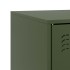 Mueble de TV de acero verde oliva 99x39x44