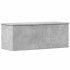 Caja de almacenaje madera ingeniería gris hormigón 90x35x35