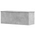 Caja de almacenaje madera ingeniería gris hormigón 90x35x35