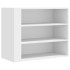 Armario de pared madera de ingeniería blanco 75x35x60