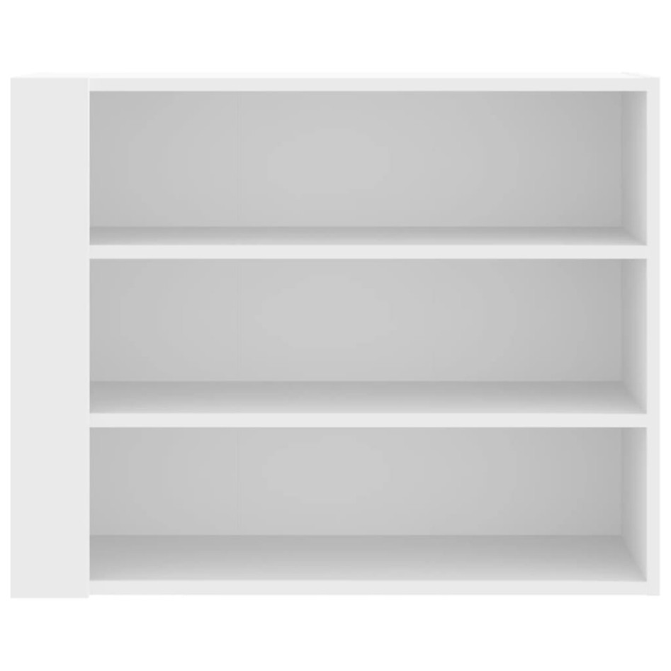 Armario de pared madera de ingeniería blanco 75x35x60