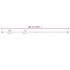 Kit herrajes para puertas correderas de acero blanco 183