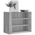 Armario de pared madera de ingeniería gris Sonoma 75x35x60