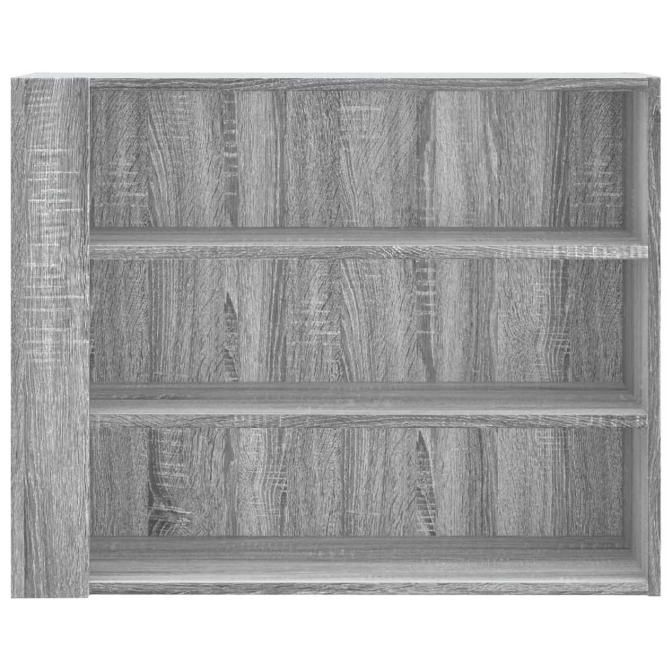 Armario de pared madera de ingeniería gris Sonoma 75x35x60