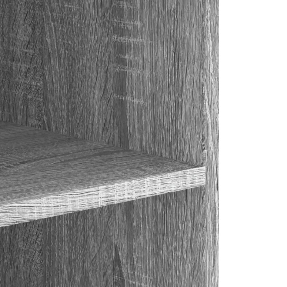 Armario de pared madera de ingeniería gris Sonoma 75x35x60