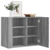 Armario de pared madera de ingeniería gris Sonoma 75x35x60