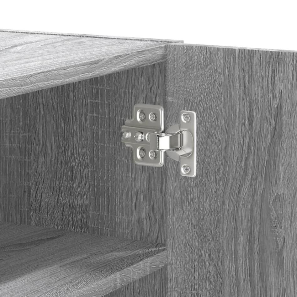 Armario de pared madera de ingeniería gris Sonoma 75x35x60