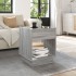 Mesa de centro con Infinity LED gris Sonoma 40x40x50