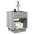 Mesa de centro con Infinity LED gris Sonoma 40x40x50