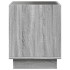 Mesa de centro con Infinity LED gris Sonoma 40x40x50