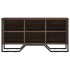 Zapatero de madera de ingeniería marrón roble 90x38x45,5