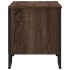 Zapatero de madera de ingeniería marrón roble 90x38x45,5